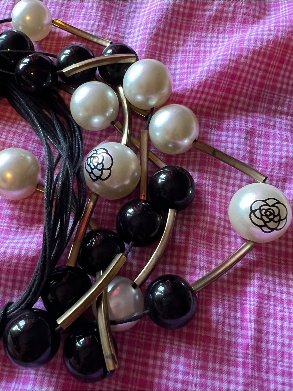 Multilayered COCO Necklace - Picture 7 of 12